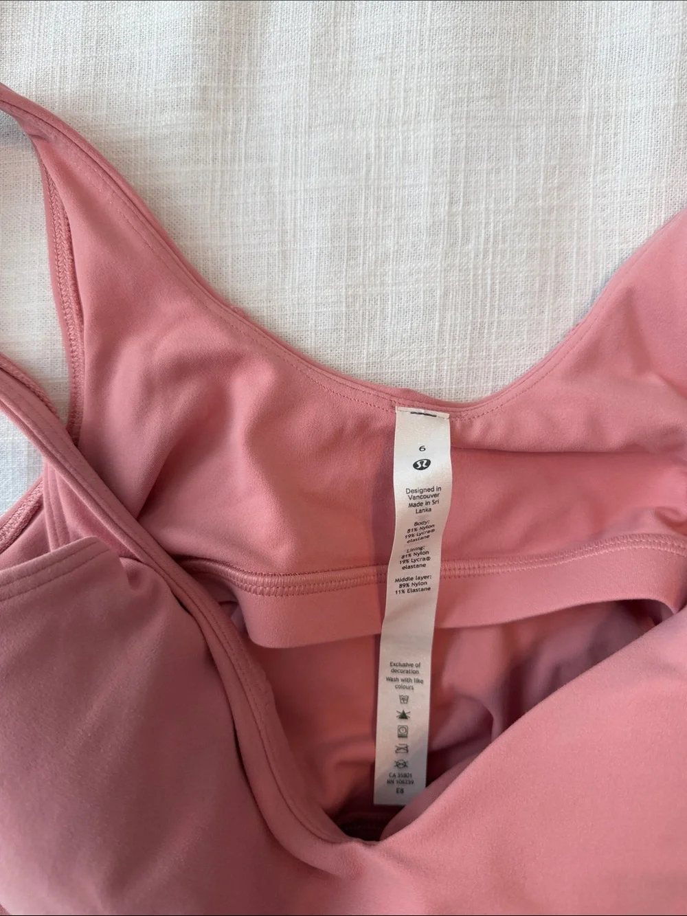 lululemon Align Tank Pink - Size 6